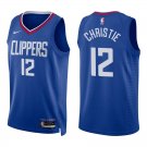 Clippers #12 Cam Christie Royal Blue Swingman Jersey