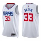 Clippers #33 Nicolas Batum White Swingman Jersey