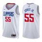 Clippers #55 Derrick Jones Jr. White Swingman Jersey