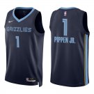 Grizzlies #1 Scotty Pippen Jr. Navy Swingman Jersey