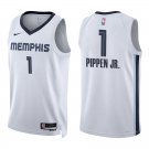 Grizzlies #1 Scotty Pippen Jr. White Swingman Jersey