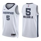 Grizzlies #5 Vince Williams Jr. White Swingman Jersey