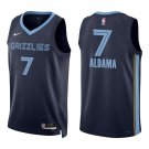 Grizzlies #7 Santi Aldama Navy Swingman Jersey