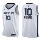 Grizzlies #10 Luke Kennard White Swingman Jersey