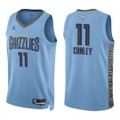 Grizzlies #11 Mike Conley Jr. Light Blue Swingman Jersey