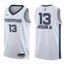 Grizzlies #13 Jaren Jackson Jr. White Swingman Jersey