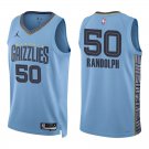 Grizzlies #50 Zach Randolph Light Blue Swingman Jersey