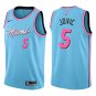 Heat #5 Nikola Jovic Light Blue Swingman Jersey