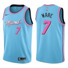 Heat #7 Kel'el Ware Light Blue Swingman Jersey