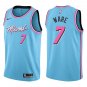 Heat #7 Kel'el Ware Light Blue Swingman Jersey