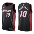 Heat #10 Tim Hardaway Black Swingman Jersey