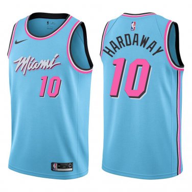 Heat #10 Tim Hardaway Light Blue Swingman Jersey