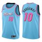 Heat #10 Tim Hardaway Light Blue Swingman Jersey