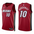 Heat #10 Tim Hardaway Red Swingman Jersey