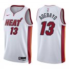 Heat #13 Bam Adebayo White Swingman Jersey