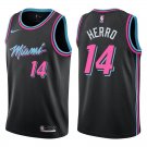 Heat #14 Tyler Herro Black City Swingman Jersey
