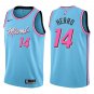 Heat #14 Tyler Herro Light Blue Swingman Jersey