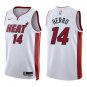 Heat #14 Tyler Herro White Swingman Jersey