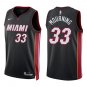 Heat #33 Alonzo Mourning Black Swingman Jersey