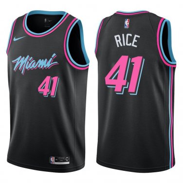Heat #41 Glen Rice Black City Swingman Jersey