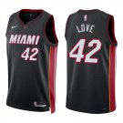 Heat #42 Kevin Love Black Swingman Jersey