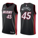 Heat #45 Davion Mitchell Black Swingman Jersey