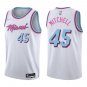 Heat #45 Davion Mitchell White City Swingman Jersey