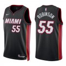Heat #55 Duncan Robinson Black Swingman Jersey