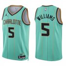 Hornets #5 Mark Williams Teal City Swingman Jersey