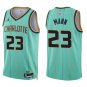 Hornets #23 Tre Mann Teal City Swingman Jersey