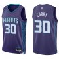 Hornets #30 Dell Curry Purple Swingman Jersey