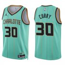 Hornets #30 Dell Curry Teal City Swingman Jersey