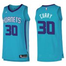 Hornets #30 Dell Curry Teal Swingman Jersey