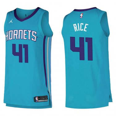 Hornets #41 Glen Rice Teal Swingman Jersey