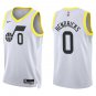 Jazz #0 Taylor Hendricks White Swingman Jersey