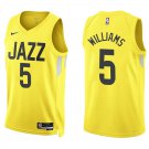 Jazz #5 Cody Williams Gold Swingman Jersey
