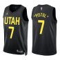 Jazz #7 Pete Maravich Black Swingman Jersey