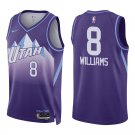 Jazz #8 Deron Williams Purple City Swingman Jersey