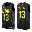 Jazz #13 Isaiah Collier Black Swingman Jersey