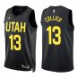 Jazz #13 Isaiah Collier Black Swingman Jersey