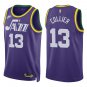 Jazz #13 Isaiah Collier Purple Classic Swingman Jersey