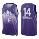 Jazz #14 Jeff Hornacek Purple City Swingman Jersey