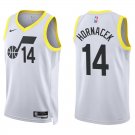 Jazz #14 Jeff Hornacek White Swingman Jersey