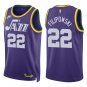 Jazz #22 Kyle Filipowski Purple Classic Swingman Jersey