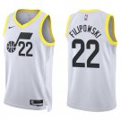 Jazz #22 Kyle Filipowski White Swingman Jersey