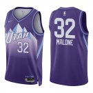Jazz #32 Karl Malone Purple City Swingman Jersey