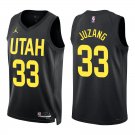 Jazz #33 Johnny Juzang Black Swingman Jersey
