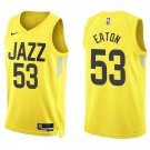 Jazz #53 Mark Eaton Gold Swingman Jersey