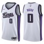 Kings #0 Malik Monk White Swingman Jersey