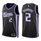 Kings #2 Mitch Richmond Black Swingman Jersey